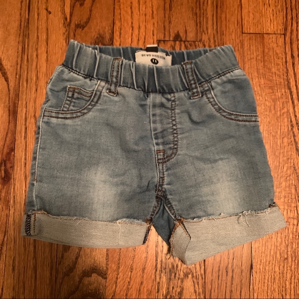 Beau Hudson denim cut-off shorts